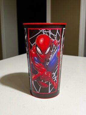 Spiderman Red and Black Plastic Drinking Cup